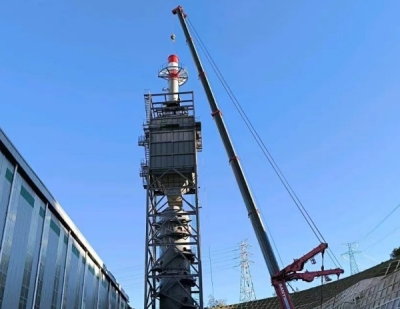 彩雲之南(nán)禮花放(fàng)——雲南(nán)锂電負極材料脫硫濕電項目成功封頂